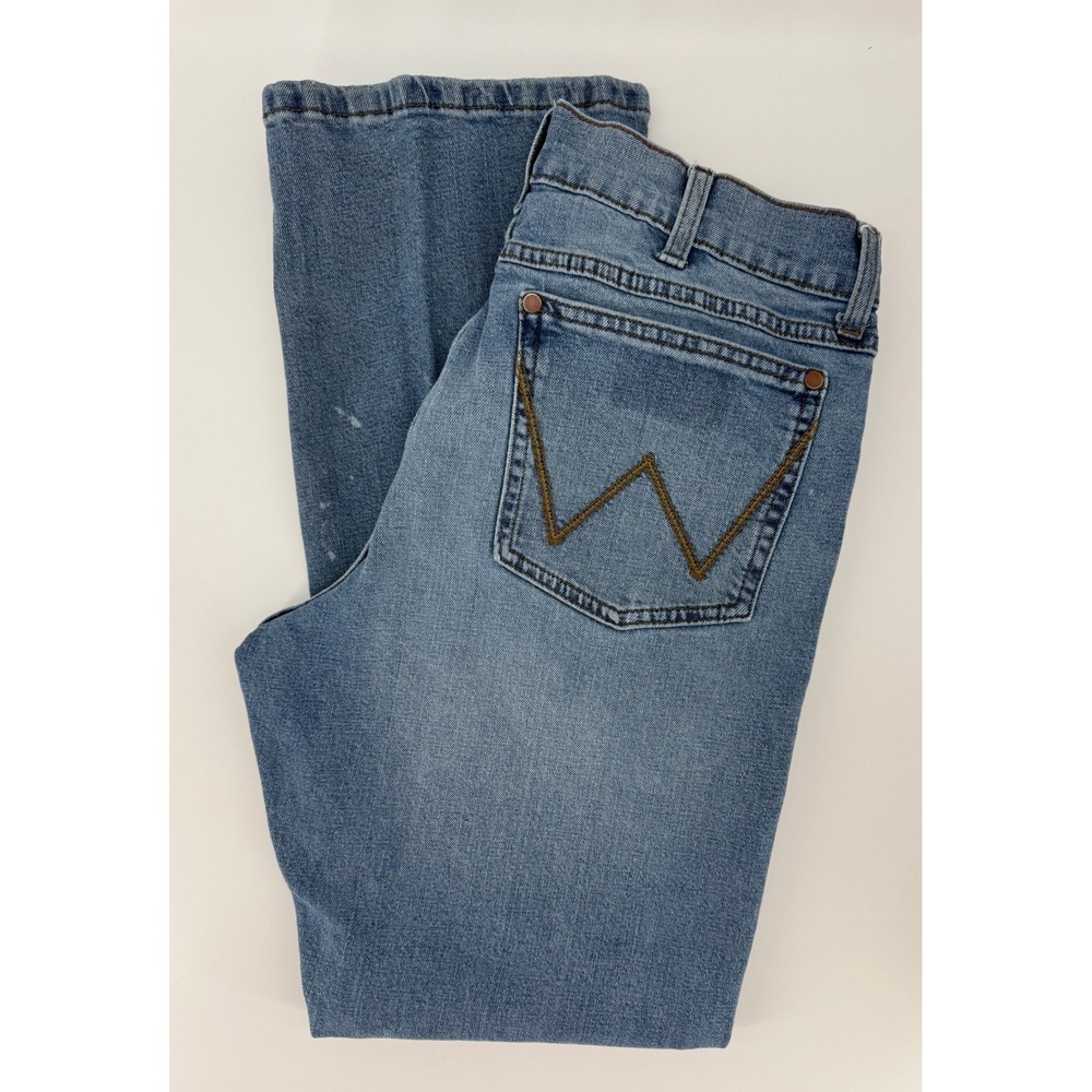 Wrangler Retro Jeans Mens 23x32 Blue Relaxed Boot Western Denim Pants